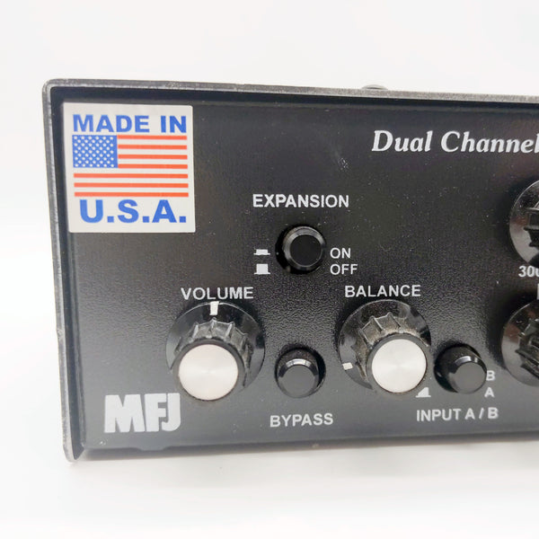 MFJ-618 Speech Intelligibility Enhancer, Dual Channel, Factory Display