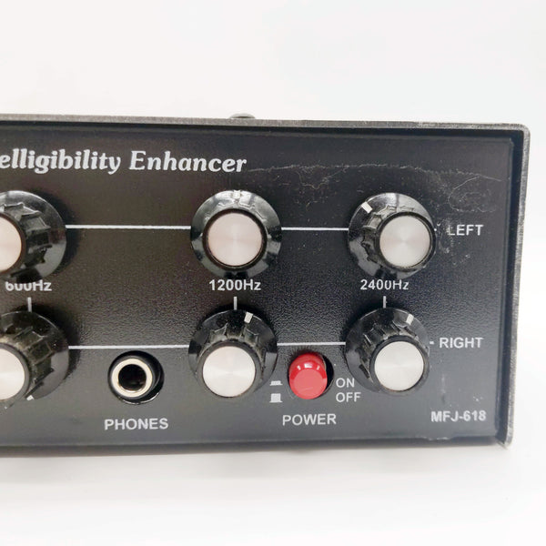 MFJ-618 Speech Intelligibility Enhancer, Dual Channel, Factory Display