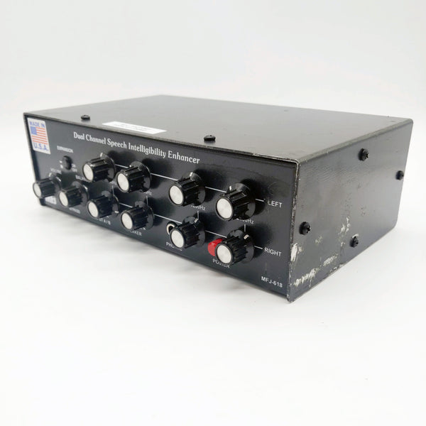 MFJ-618 Speech Intelligibility Enhancer, Dual Channel, Factory Display
