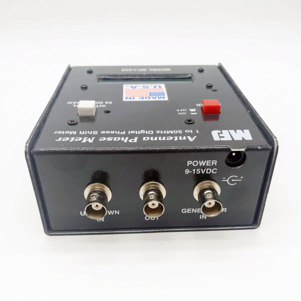 MFJ-222 Antenna Digital Phase Shift Meter, 1 to 50 MHz, Factory Display