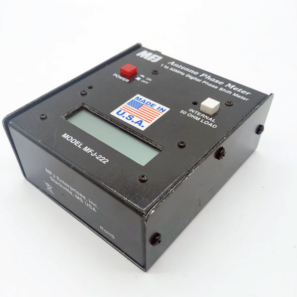 MFJ-222 Antenna Digital Phase Shift Meter, 1 to 50 MHz, Factory Display