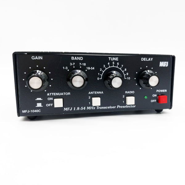 MFJ-1040C Transceiver Preselector, Factory Display