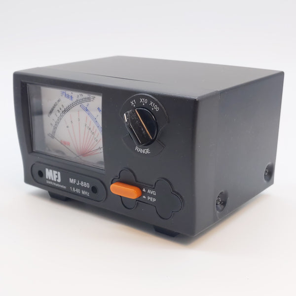 MFJ-880 Wattmeter/SWR Meter, 1.6 MHz to 60 MHz, See Video