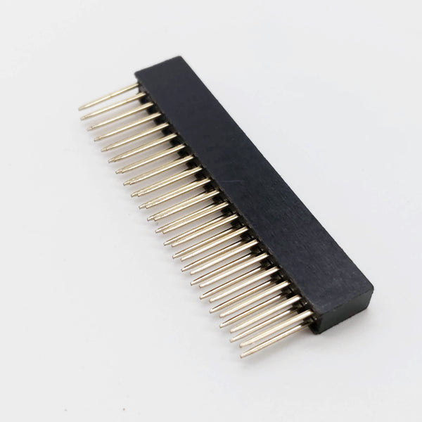 .100" Female Header, 2 X 20 Pins, Straight, Bag Of 18