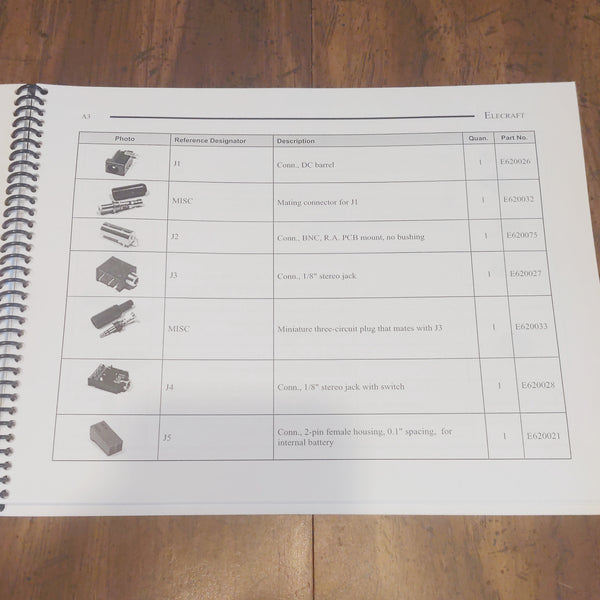 Elecraft KX1 Transceiver Owner's Manual, Original