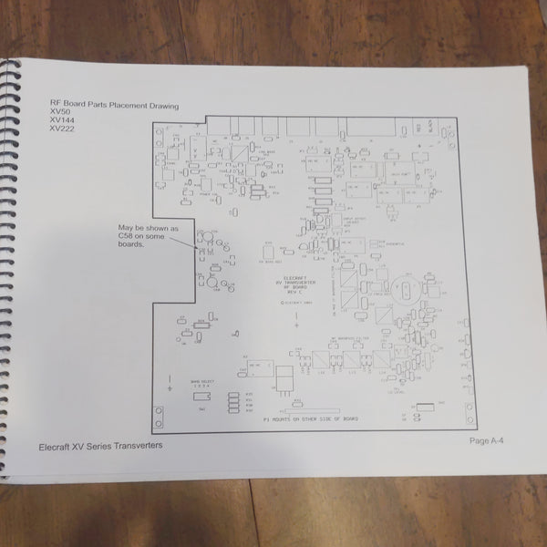 Elecraft Transverter Owner's Manual For XV50, XV144, XV222, XV432