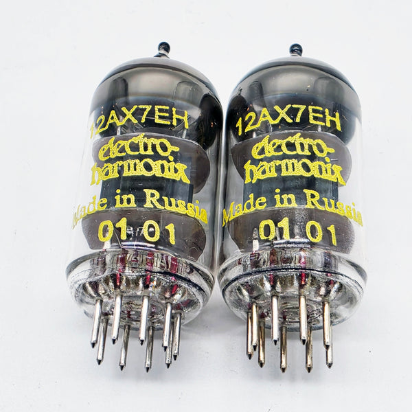 Electro Harmonix 12AX7EH Matched Pair, NEW,  Russian, Hickok Tested