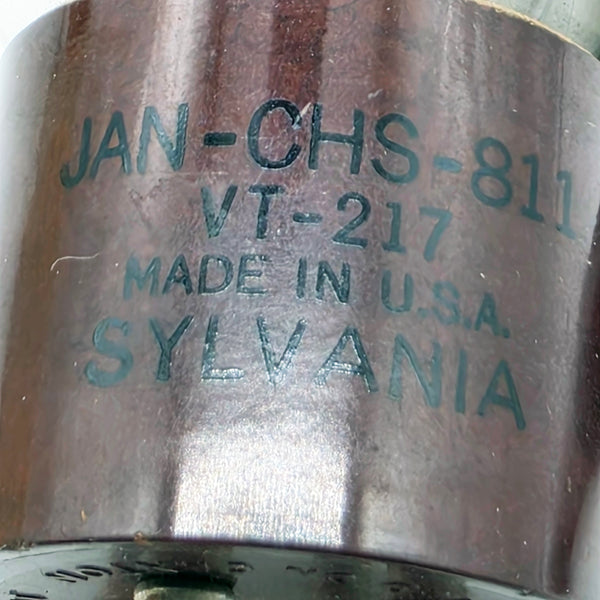 811 Tube, Sylvania, JAN, VT-217, Made In USA