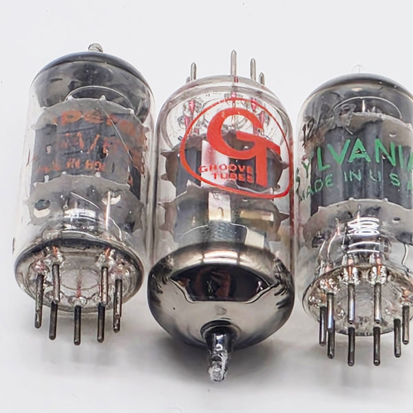 One 12AX7 Tube, Used, Hickok Tested Good, See Descriptions