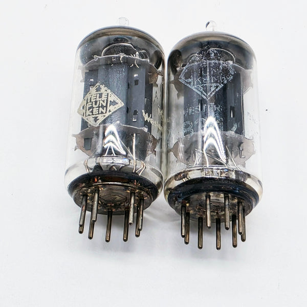 Telefunken 12AX7 Matched Pair, Western Germany, Hickok Tested