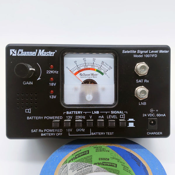 Channel Master Model 1007 IFD Satellite Signal Level Meter