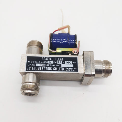 Coaxial Relay Tohtsu CX-600 , 12VDC, Made In Japan