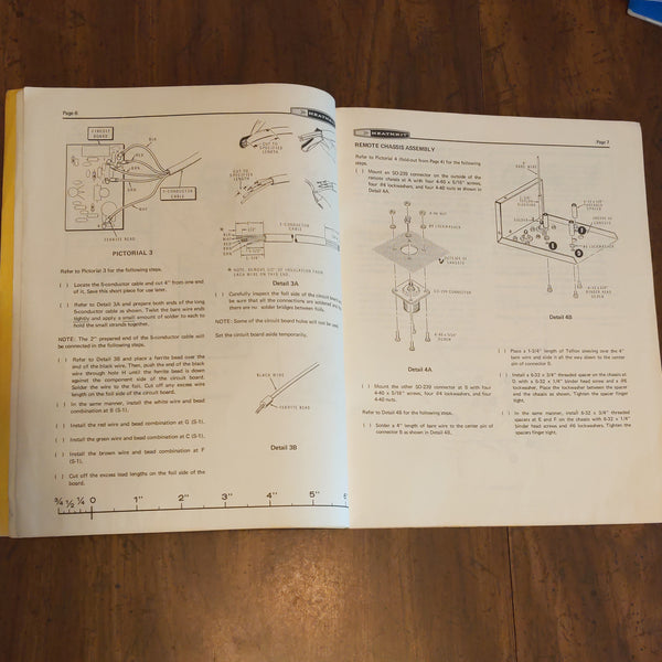 Heathkit HM-102 Power Meter Assembly Manual, Very Clean, See Photos