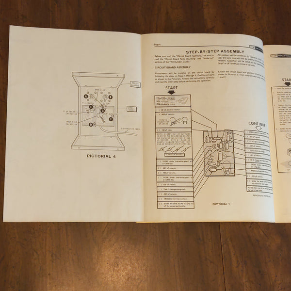 Heathkit HM-102 Power Meter Assembly Manual, Very Clean, See Photos