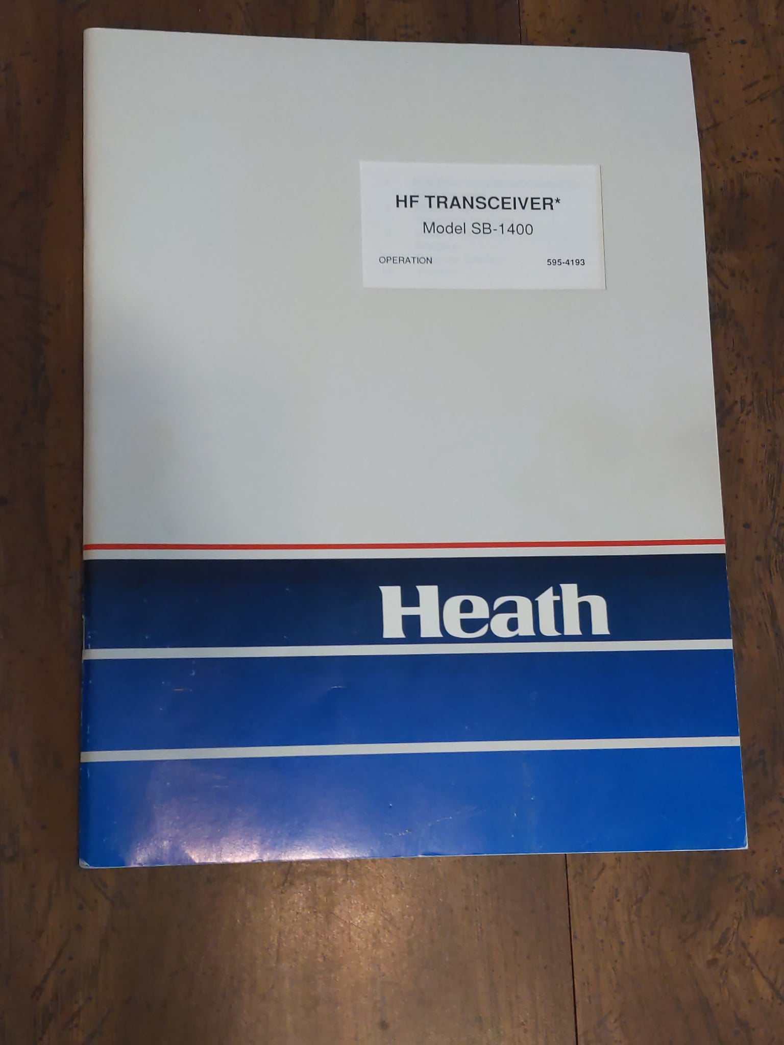 Heath SB-1400 Operation Manual, Very Nice, See Photos