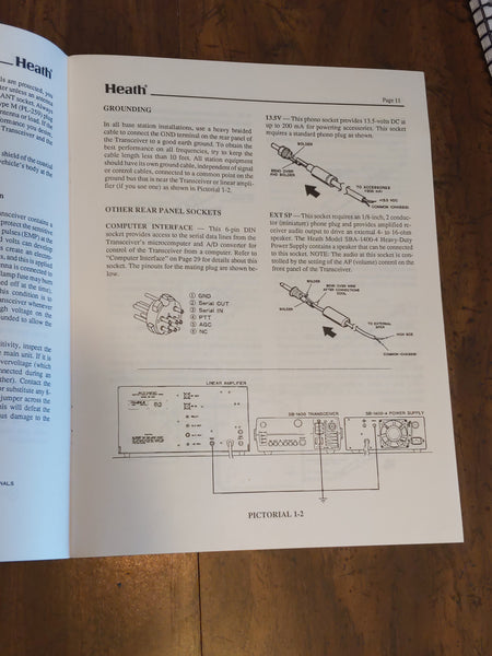 Heath SB-1400 Operation Manual, Very Nice, See Photos