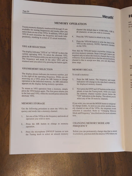 Heath SB-1400 Operation Manual, Very Nice, See Photos