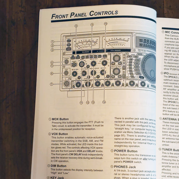 OEM Yaesu FTdx9000D Operating Manual, Clean, Nice, See Photos