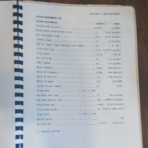 Zetron Model 38A Repeater Tone Panel Instruction Manual, 150+ Pages