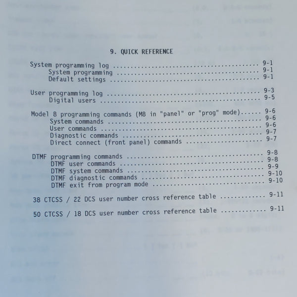 Zetron Model 38A Repeater Tone Panel Instruction Manual, 150+ Pages