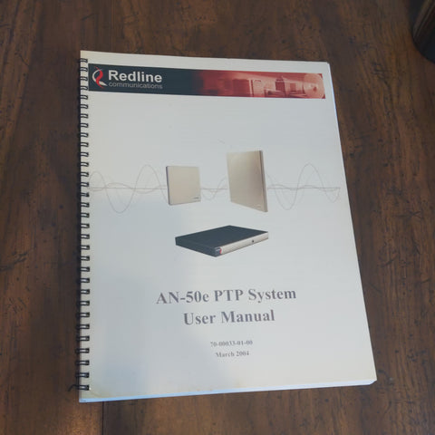 Redline AN-50e PTP System User Manual, OEM, Clean