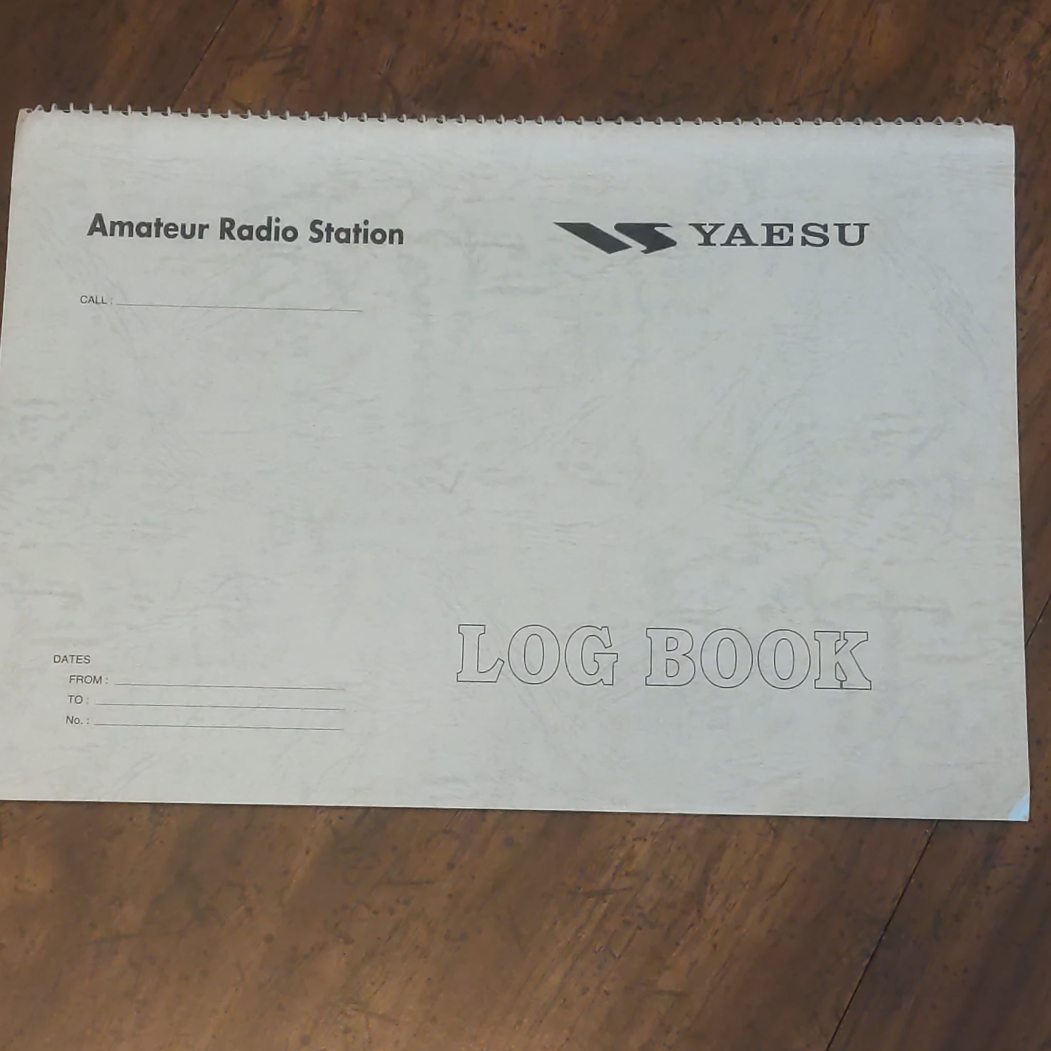 Yaesu Log Book For Amateur Radio (NOS), No Writing, CLEAN