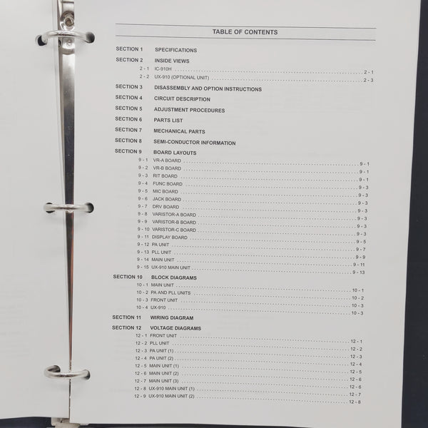 Icom IC-910H Service Manual