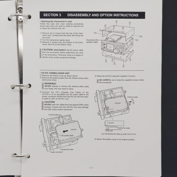 Icom IC-910H Service Manual