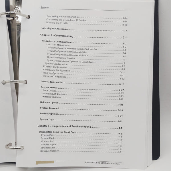 Breeze Access LB System Manual