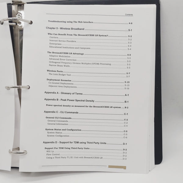 Breeze Access LB System Manual