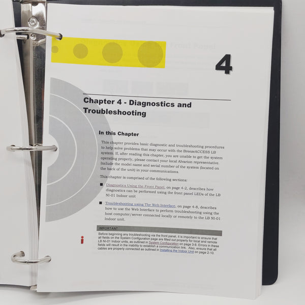 Breeze Access LB System Manual