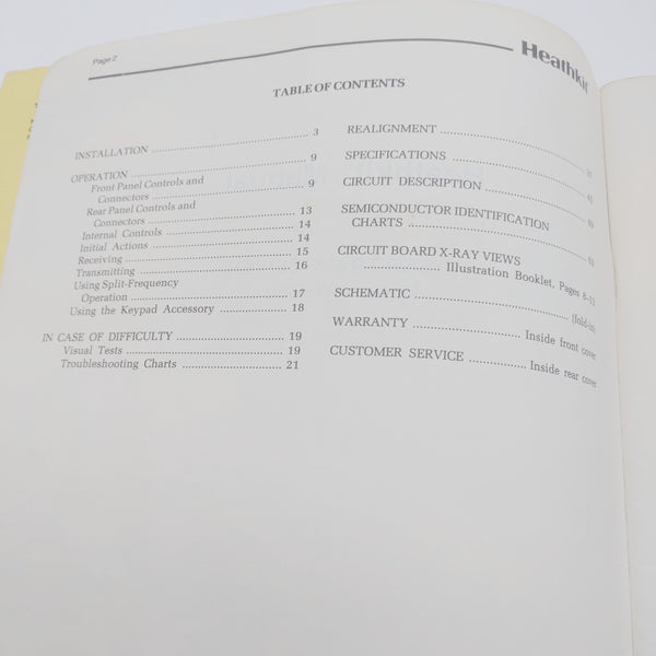 Heathkit HW-5400 SSB Transceiver Manual/Schematic/Layout Pullouts