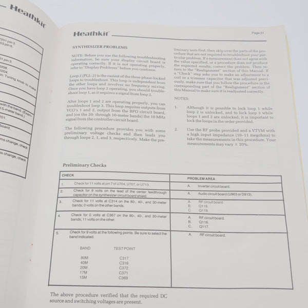 Heathkit HW-5400 SSB Transceiver Manual/Schematic/Layout Pullouts
