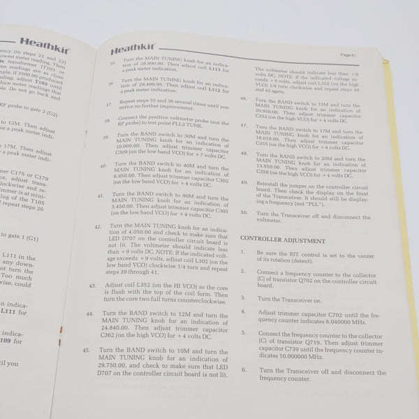 Heathkit HW-5400 SSB Transceiver Manual/Schematic/Layout Pullouts
