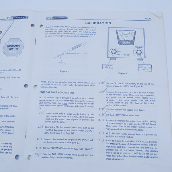 Heathkit HM-102 Power Meter Assembly Manual