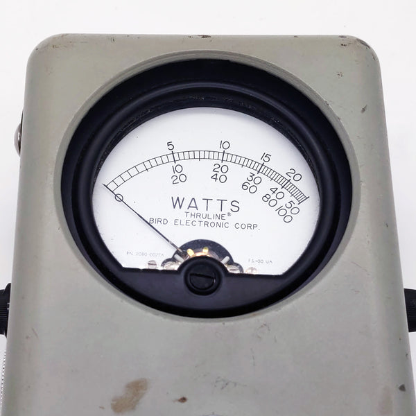 Thruline Bird 43 Wattmeter With Case And Adapters, See Video