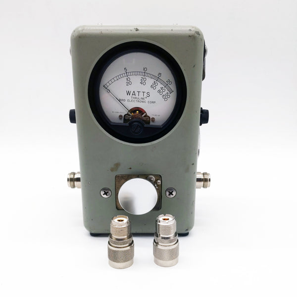 Thruline Bird 43 Wattmeter With Case And Adapters, See Video