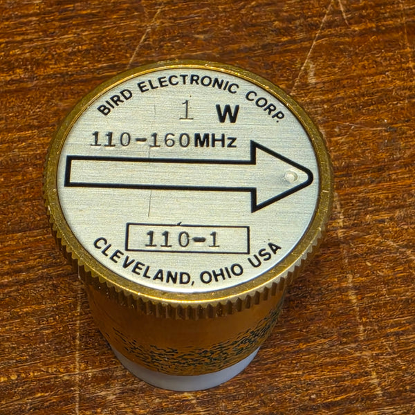 Bird Element/Slug 110-1, 1 Watt, 110-160 MHz, Used, Nice