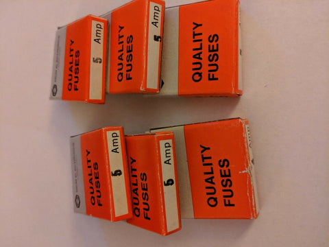 5A, 250V MCM Brand Fuses, Lot of 30, 1.25" x .25", Ships from USA