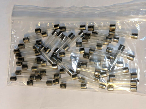 Lot of 45 Glass Fuses, .5A