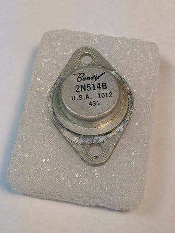 Motorola/Bendix 2N514B Power Transistor, Made in USA, Ships From USA