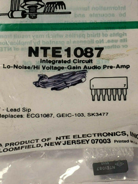 NTE1087 IC Pre-Amp, NOS