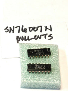 SN76007N  Texas Instruments 2 Pieces, Pullouts