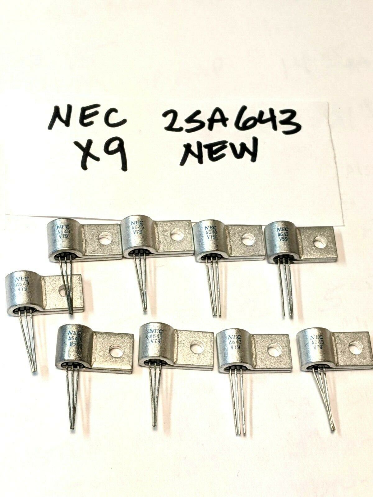 9 Germanium Transistors 2SA643 NEC