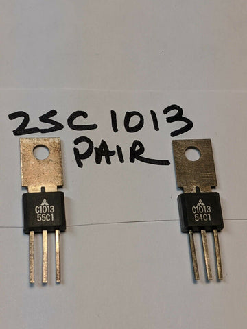 2SC1013 Original Mitsubishi Transistor, One Pair, New Old Stock