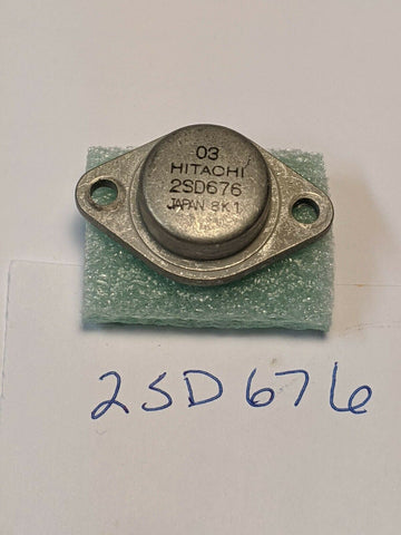 Hitachi 2SD676 NPN Power Transistor, Good Pullout