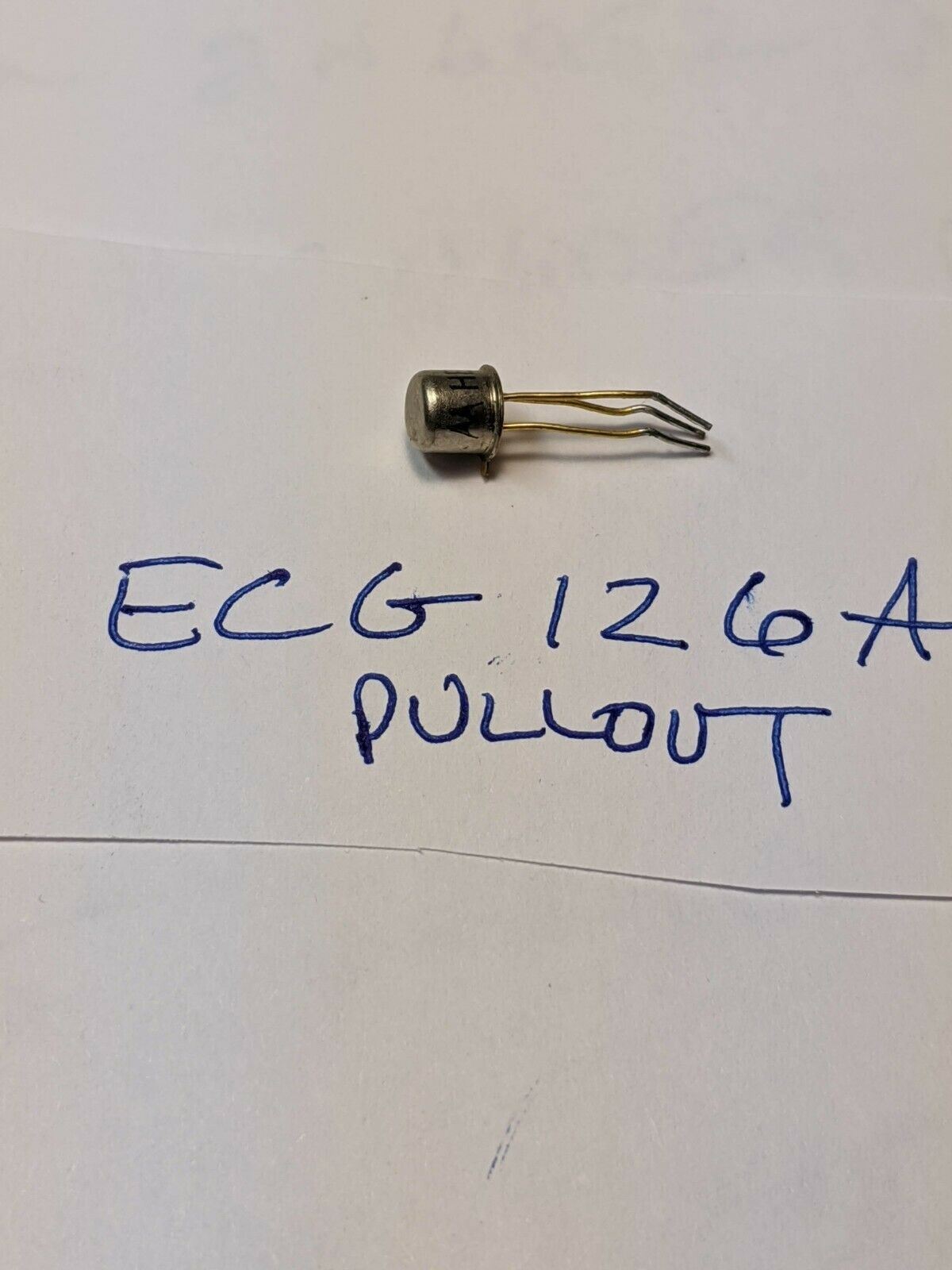 ECG 126A PNP 12V 0.15A Transistor T0-18  2N965