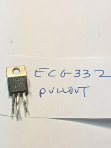ECG332 PNP TRANSISTOR TO-220 REPL NTE332, Pullout