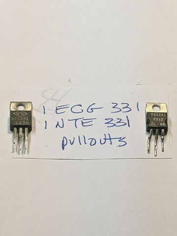 NTE331 + ECG331, Good Used Pullouts