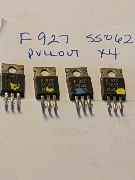 F927 Transistor Pullouts, 4 Pieces